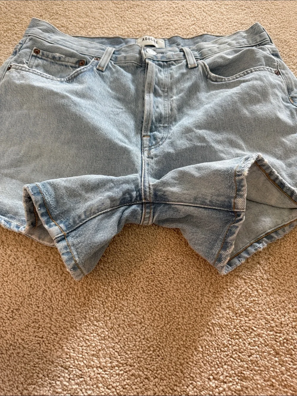 Agolde Parker Long Jean Short Twister Size 28 - Picture 11 of 13